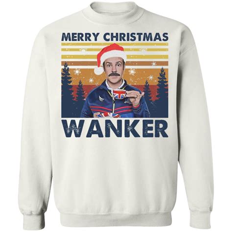 ted lasso merry christmas wanker christmas sweater