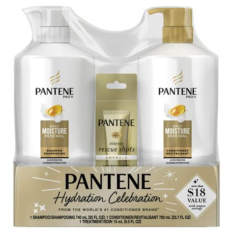 pantene pro  shampoo  conditioner set sulfate