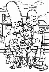 Simpsons Coloring Family Pages Printable Street Sheets Bart Simpson Colouring Cartoon Wecoloringpage Adult Drawings Drawing Kids Disney Printables Choose Board sketch template