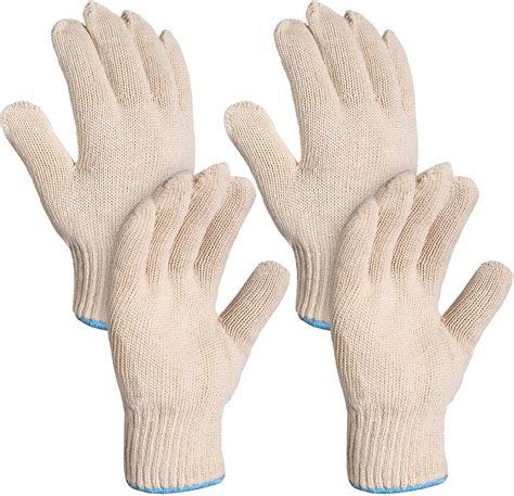 pairs heat resistant gloves cotton oven gloves oven mitts kitchen
