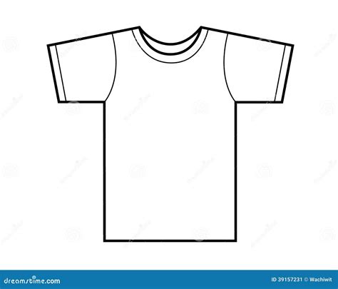 shirt template stock vector illustration  simplicity