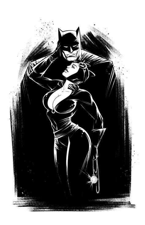 Batman And Catwoman Silvano Beltramo Art