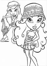 Coloring Bratz Pages Petz Popular Shopping sketch template