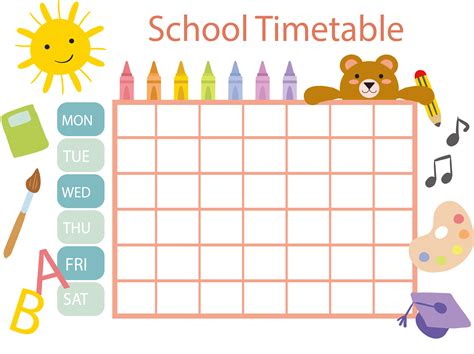 schedule clipart visual schedule visual transparent