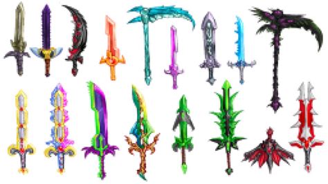Pixilart Terraria Weapons By Anonymous