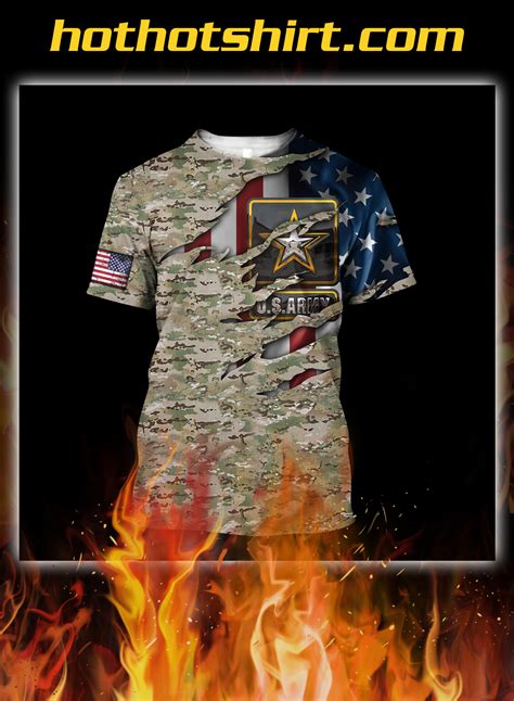 us army veteran camo american flag 3d all over printed hoodie