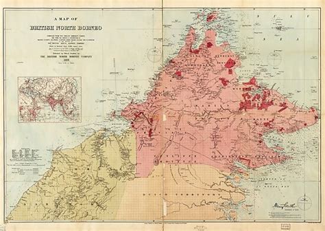 map  british north borneo  posters  allhistory redbubble