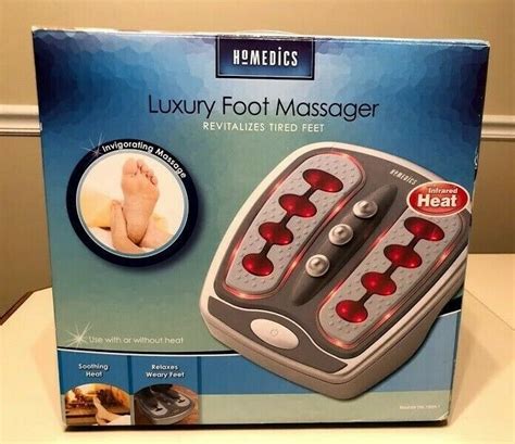 Homedics Luxury Foot Massager Revitalizer With Infrared Heat Fm 100h