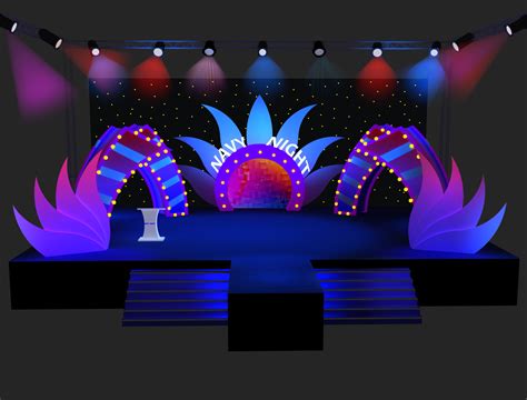 stage backdrop design stage set design event design branding