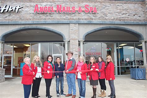 angel nails  spa holds ribbon cutting jonesboro chamber  commerce