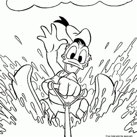 printable disney beach summer coloring pages picture   kids