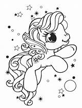 Pony Little Kunjungi sketch template