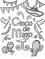 Pages Coloring Mayo Cinco Printable Getcolorings Fiesta Enjoy These sketch template