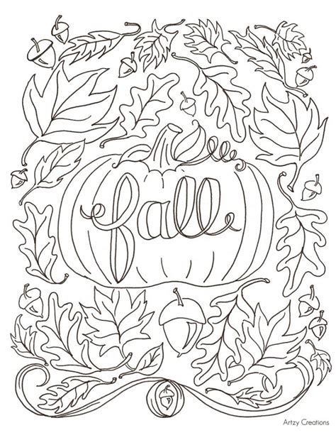 printable fall leaves coloring pages  getcoloringscom