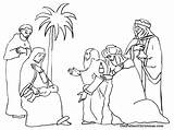 Coloring Pages Kings Three Los Tres Magos Reyes Magi Gold Myrrh Catholic Jesus Christmas Frankincense Para Epiphany Color Google Printable sketch template