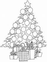 Christmas Lights Coloring Pages Tree Educativeprintable Kids Printable Fun sketch template