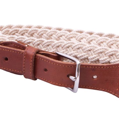 lr natural braided rope belt  leather details