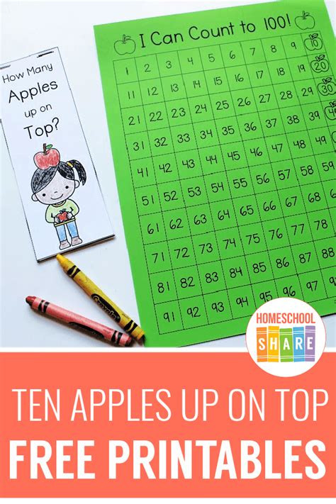 ten apples   top activities printables homeschool share