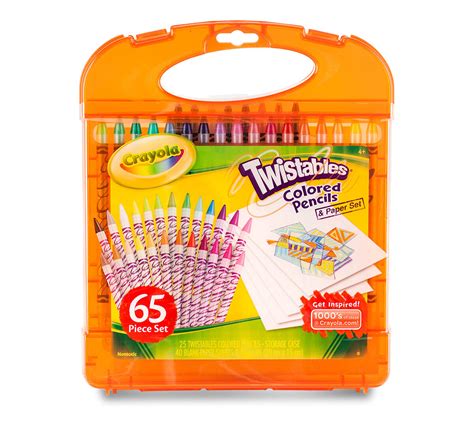 twistables colored pencil paper set crayola
