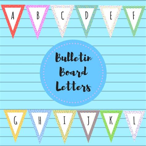 downloadable  printable bulletin board letters printable templates