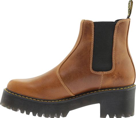 lyst dr martens rometty chelsea boot  brown