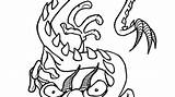Monster Coloring Pages Gila Dragon Kids Older Cool Face Getcolorings Printable Clipartmag Drawing sketch template