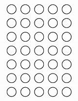 Circle Inch Pattern Printable Outline Templates Template Crafts Shape Stencils Print Pdf Label Round Circles Patterns Use Printables Stencil Shapes sketch template