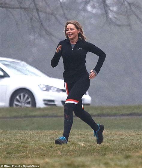 carol vorderman shows off her age defying physique in tight gym wear