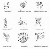 Gang Symbols Signs Gangs Street Latin Kings Teenagers Assignment Mafia Gangsters Tumblr Criminal Psychology Tough Glyphs sketch template
