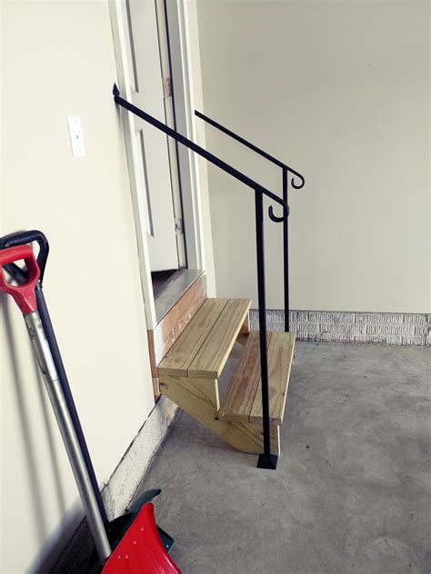 step garage handrail wkcn