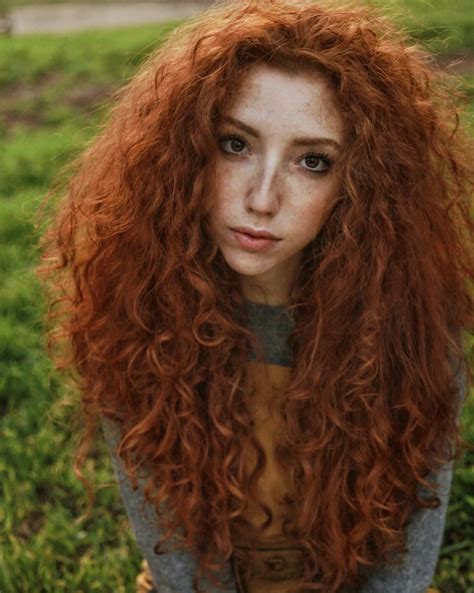pin  hristina jovicic  khovrchovoy red curly hair red curls