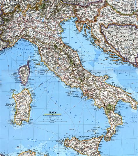 mapas imprimidos de italia  posibilidad de descargar