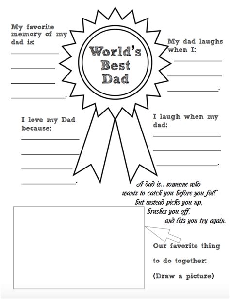 printable fathers day worksheets  designs