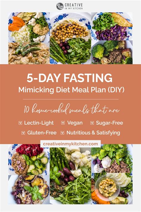 day fasting mimicking diet meal plan    creative