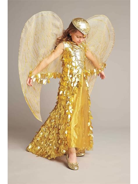 gold phoenix costume for girls chasing fireflies