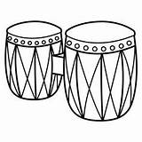 Para Instrumentos Musical Musicales Dibujos Coloring Instruments Infantil Actividades Musicals Pages Music Chocolate Más Menta Recursos Educación Craft Dibujo Drum sketch template