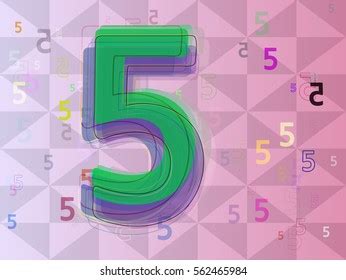 number  background idea stock vector royalty