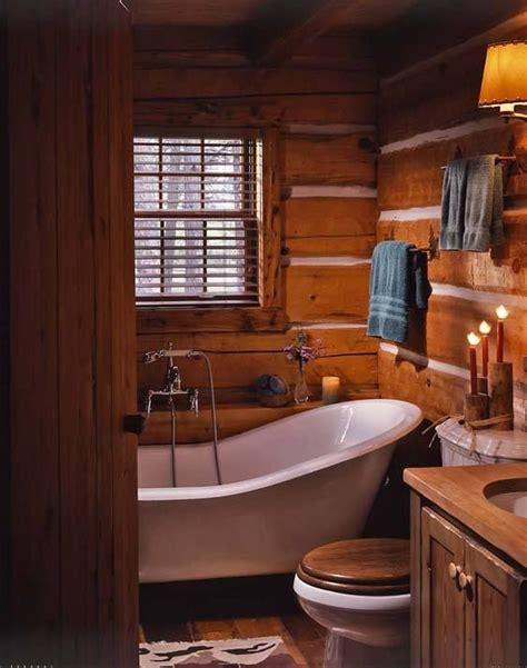 pin  branden wallace  cabin rustic cabin bathroom cabin bathrooms log cabin bathrooms