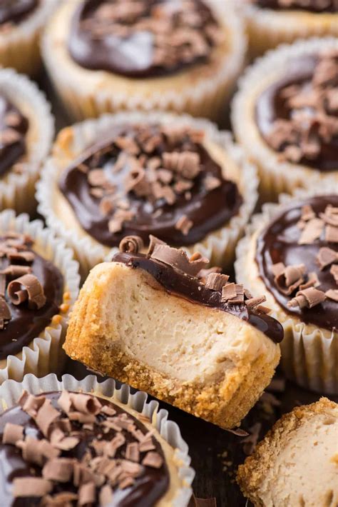Mini Peanut Butter Cheesecakes 7 Ingredients Make In Muffin Pan