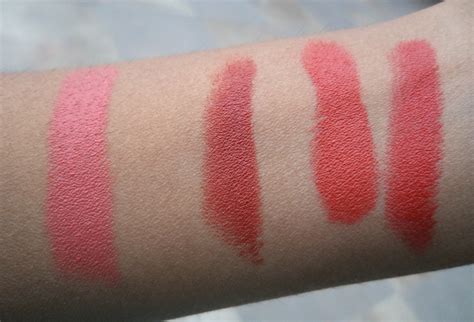 Mac Red And Orange Lipsticks Swatches Mostly Matte