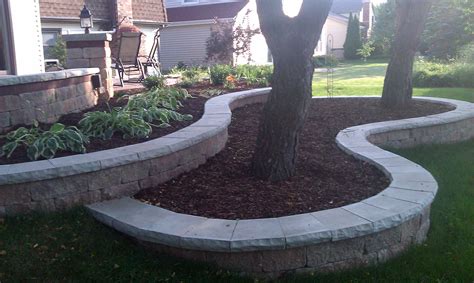 brick paver landscapeflower bed  pro