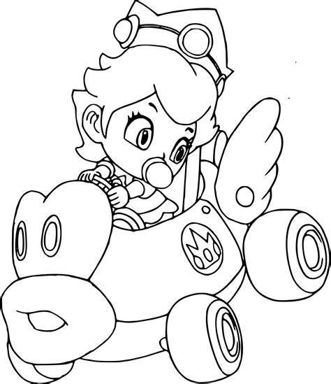 awesome mario kart wii characters coloring pages good mario kart wii