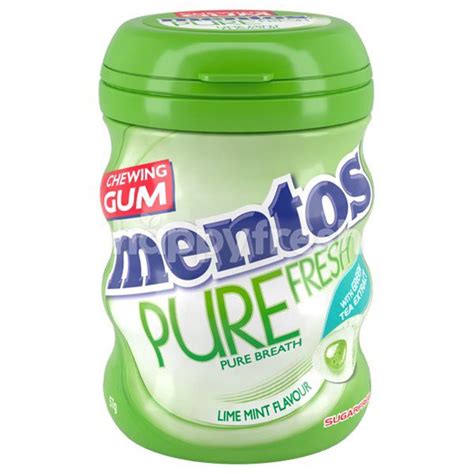 mentos pure fresh chewing gum lime mint  green tea flavour petaling jaya happyfresh