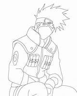 Naruto Coloring Pages Kakashi Sasuke Hatake Anime Lineart Shippuden Nine Tails Print Color Sage Gates A7x Synyster Getcolorings Fox Ninjas sketch template