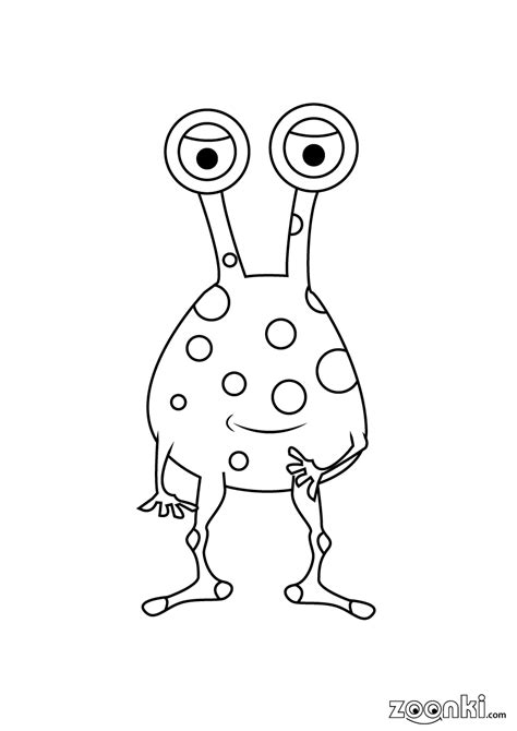 printable alien coloring pages