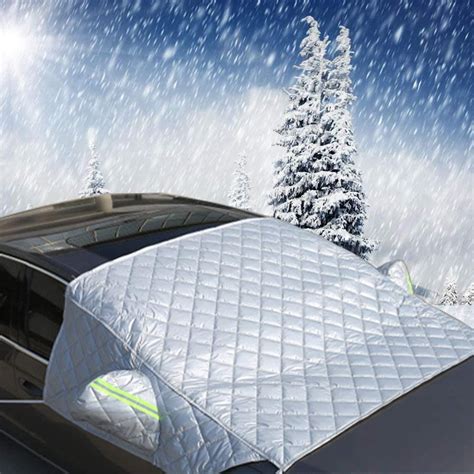 car windshield snow cover thickenedluxury snow ice cover   layers protection sunshade