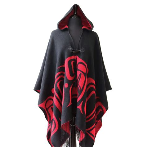 hooded fashion wrap thunderbird crafts trading post