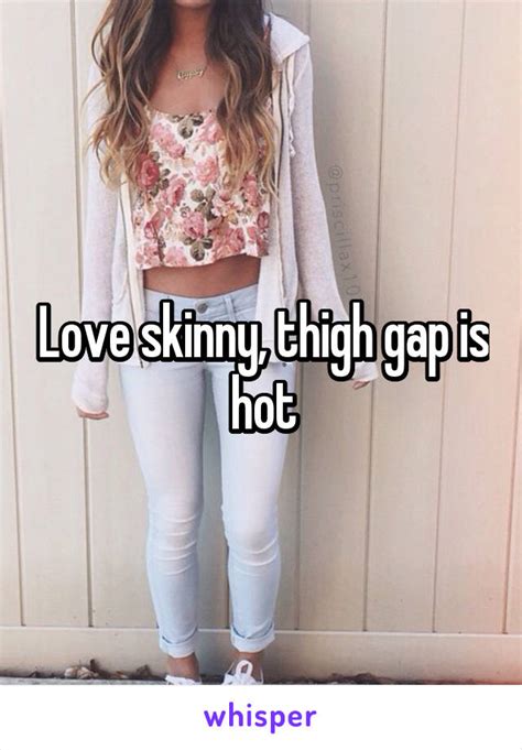 Love Skinny Thigh Gap Is Hot