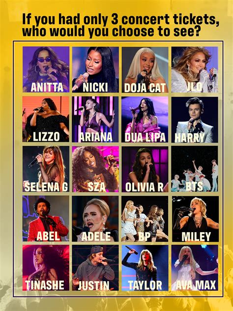 buzzing pop on twitter who would you choose to see 🎫