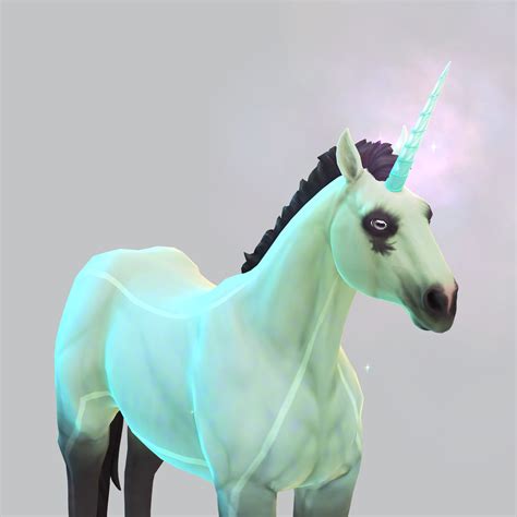 unicorn  solid colour horn  sims  mods curseforge